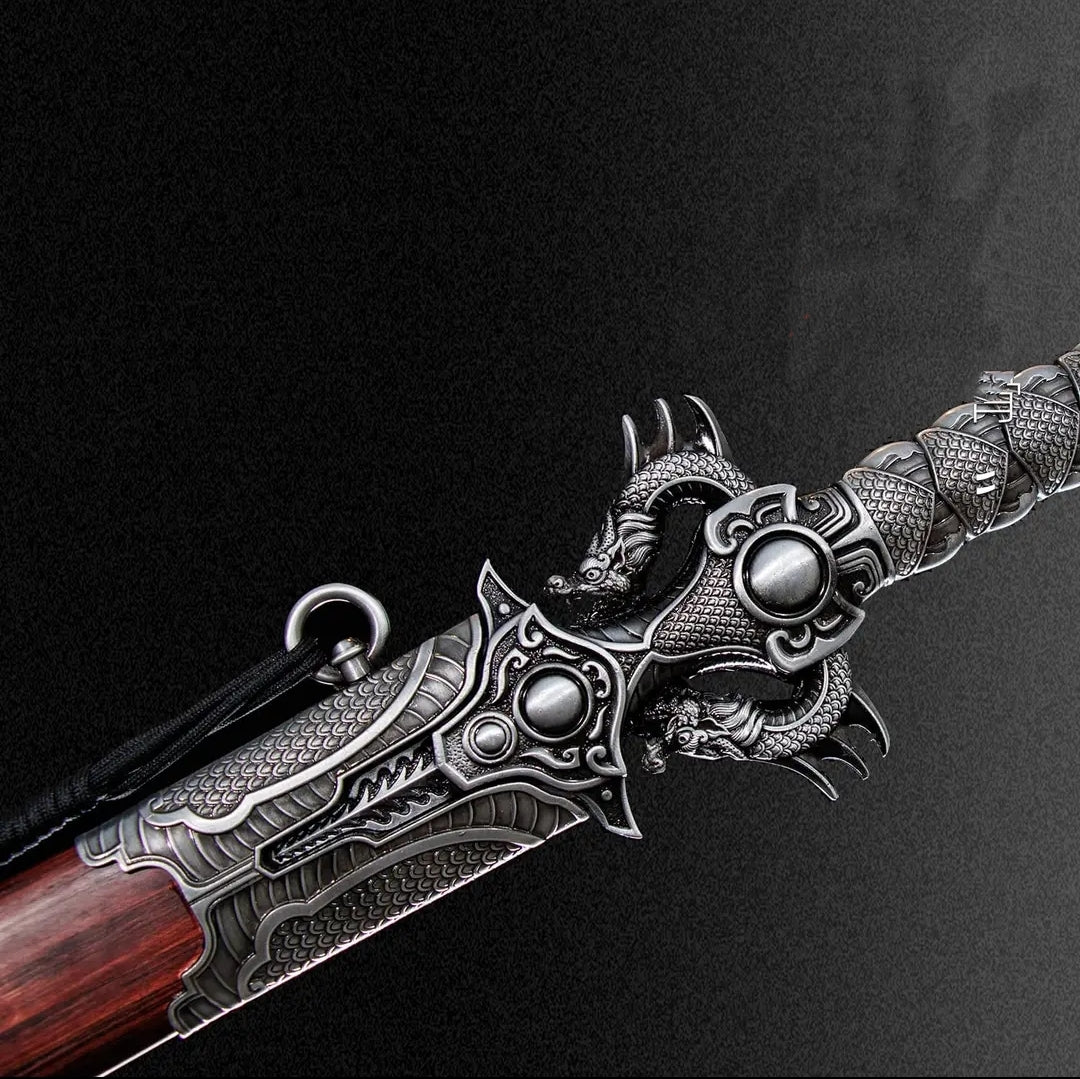 Unsharpened High Manganese Steel Lilong Collectible Sword