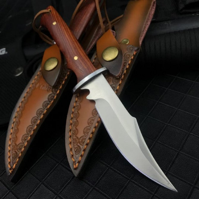 Mini Fixed Blade Camping Hunting EDC Outdoor Knife Handmade Tool