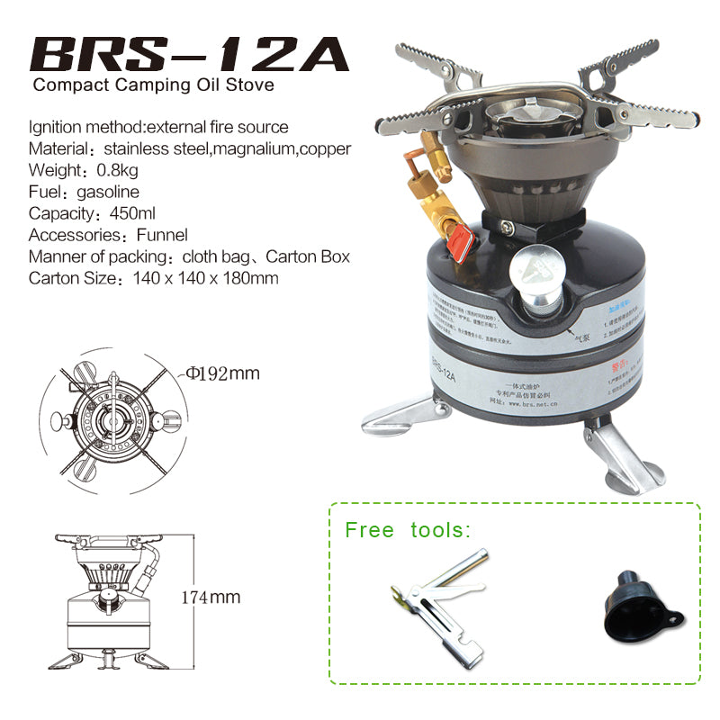 Heavy Duty Gasoline Camping Stove for Mountaineering