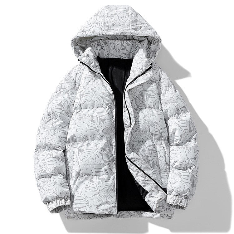 Mens Thickened Cotton Padded Camouflage Jacket