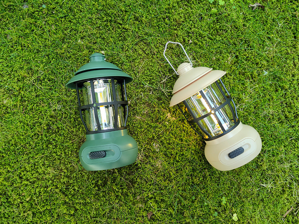 Vintage USB Rechargeable Camping Lantern Mood Tent Light