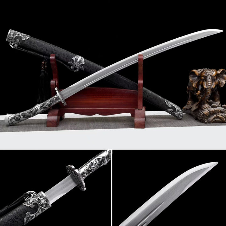 Unsharpened High Manganese Steel Linglong Xiuchun Dao Sword