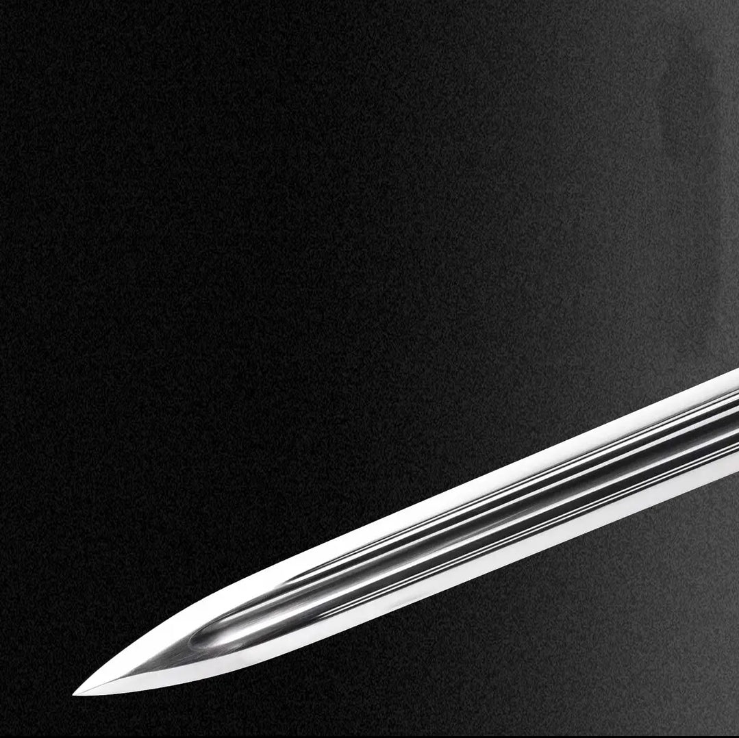 Unsharpened High Manganese Steel Yuling Black Collectible Sword