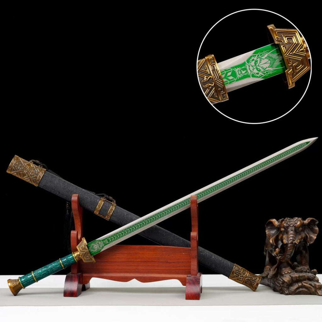 Unsharpened Tang Style Long Sword Decorative Saber