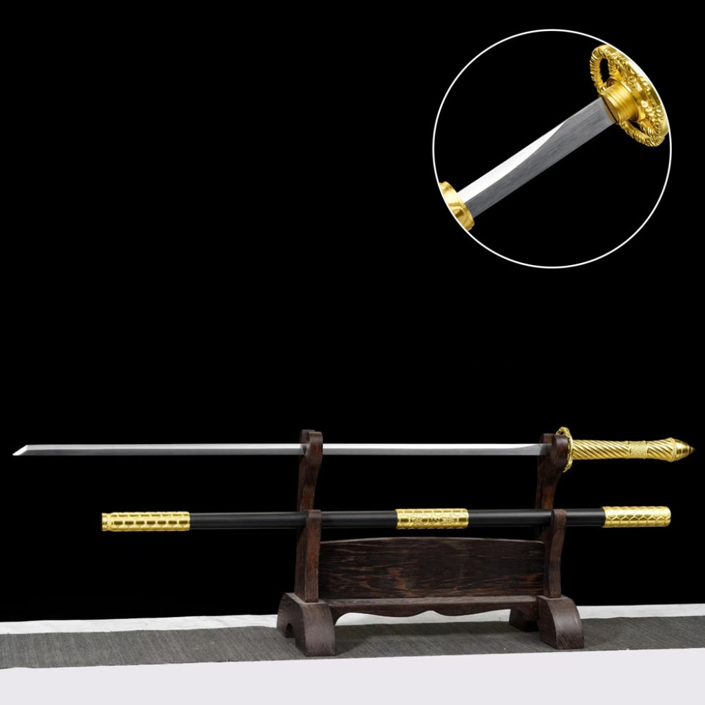 Ancient-Style Unsharpened Manganese Steel Long Sword