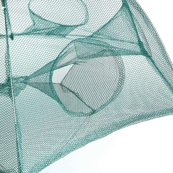 Portable, Folding Fish-Shrimp-Crab Net Trap